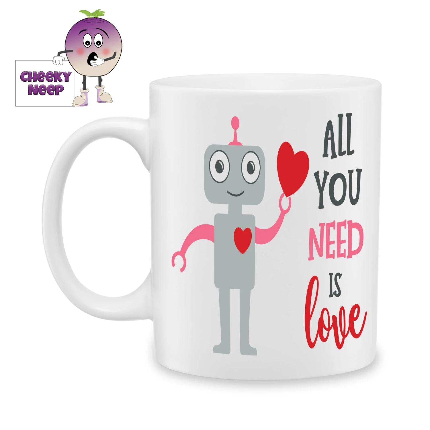 All You Need Is Love Robot Standard Mug 3 All You Need Is Love Robot Standard Mug
