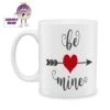 Be Mine Arrow Standard Mug 2 Be Mine Arrow Standard Mug -CheekyNeep Store 10oz ceramic mug be mine arrow CN 0001 0269 by cheekyneep com