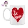 Be Mine (heart) Standard Mug -CheekyNeep Store 10oz ceramic mug be mine heart CN 0001 0271 by cheekyneep com