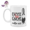 Choose Love Gnome Matter What Standard Mug -CheekyNeep Store 10oz ceramic mug choose love gnome matter what CN 0001 0280 by cheekyneep com