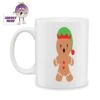 Christmas Gingerbread Elf Standard Mug 2 Christmas Gingerbread Elf Standard Mug -CheekyNeep Store 10oz ceramic mug christmas gingerbread elf CN 0001 0478 by cheekyneep com