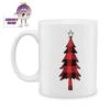 Christmas Tree Buffalo Plaid Standard Mug 2 Christmas Tree Buffalo Plaid Standard Mug -CheekyNeep Store 10oz ceramic mug christmas tree buffalo plaid CN 0001 0482 by cheekyneep com