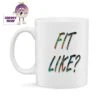 Fit Like? (Tartan) Standard Mug -CheekyNeep Store 10oz ceramic mug fit like CN 0001 0023 by cheekyneep.com