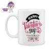 Happy Valentine's Day To Me Standard Mug -CheekyNeep Store 10oz ceramic mug happy valentine day to me CN 0001 0353 by cheekyneep com