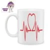 Heart Beat Valentine Standard Mug -CheekyNeep Store 10oz ceramic mug heart beat valentine CN 0001 0289 by cheekyneep com