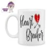 Heart Breaker Standard Mug -CheekyNeep Store 10oz ceramic mug heart breaker CN 0001 0290 by cheekyneep com