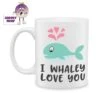 I Whaley Love You Standard Mug -CheekyNeep Store 10oz ceramic mug i whaley love you CN 0001 0301 by cheekyneep com