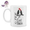 Love Birds Standard Mug -CheekyNeep Store 10oz ceramic mug love birds CN 0001 0309 by cheekyneep com