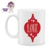 Love Hearts Standard Mug 1 Love Hearts Standard Mug -CheekyNeep Store 10oz ceramic mug love hearts CN 0001 0313 by cheekyneep com