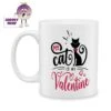 My Cat Is My Valentine (Black) Standard Mug -CheekyNeep Store 10oz ceramic mug my black cat is my valentine CN 0001 0366 by cheekyneep com