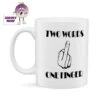 Two Words One Finger Standard Mug -CheekyNeep Store 10oz ceramic mug two words one finger CN 0001 0004 by cheekyneep.com
