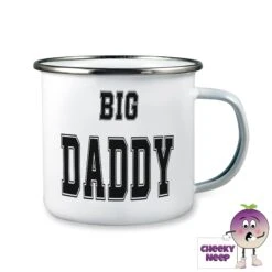 Enamel Camping Mug Showing "Big Daddy"