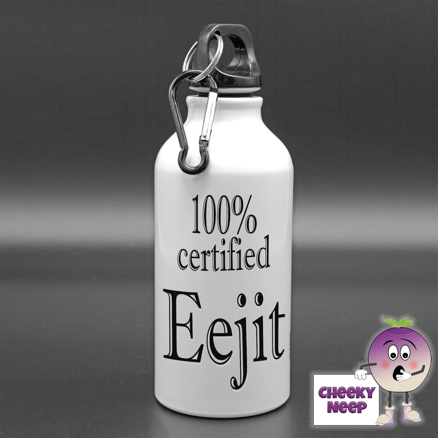 400ml Water Bottle Showing "100% Certified Eejit" 3 400ml Water Bottle Showing "100% Certified Eejit"