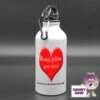 400ml Water Bottle Showing "Always Follow Your Heart..." -CheekyNeep Store 400ml water bottle always follow your heart CN 0004 0020 by cheekyneep.com