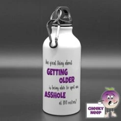 400ml Water Bottle Showing "The Great Things...Asshole..."