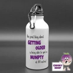 400ml Water Bottle Showing "The Great Thing...Numpty..."