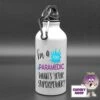 400ml Water Bottle Showing "I'm A Paramedic What's Your Superpower?" -CheekyNeep Store 400ml water bottle superpower paramedic CN 0004 0038 by cheekyneep.com