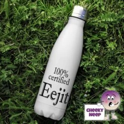 500ml Insulated Thermal Flask Showing "100% Certified Eejit"