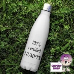 500ml Insulated Thermal Flask Showing "100% Certified Numpty"