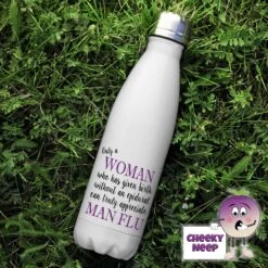 500ml Insulated Thermal Flask Showing "Only A Woman ........Man Flu"