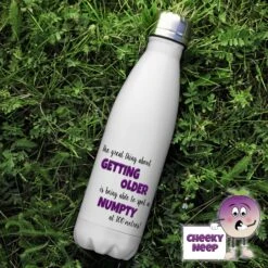 500ml Insulated Thermal Flask Showing "...Getting Older...Numpty..."