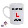 8oz Porcelain Mug Saying "Brand New Mummy" 1 8oz Porcelain Mug Saying "Brand New Mummy" -CheekyNeep Store 8oz porcelain mug brand new mummy CN 0002 0206 by cheekyneep.com