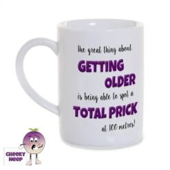 8oz Porcelain Mug Saying "The Great Thing ....Prick...."