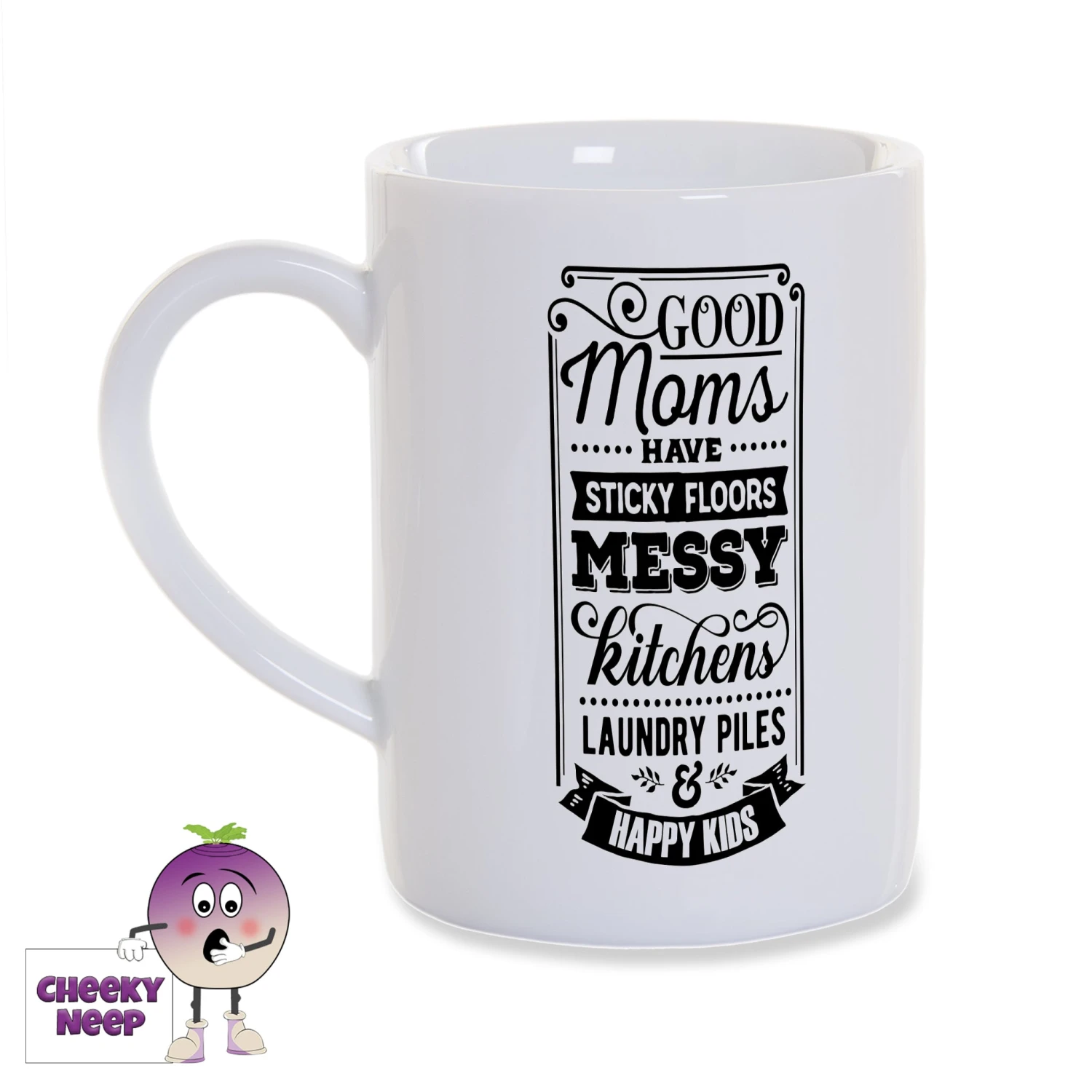 Good Moms Have Sticky Floors 8oz Porcelain Mug 3 Good Moms Have Sticky Floors 8oz Porcelain Mug