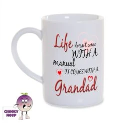 8oz Porcelain Mug Saying "Life Doesn't Come With A Manual..."