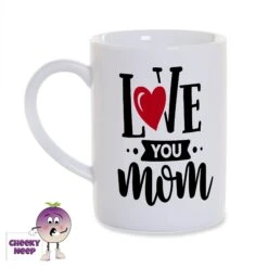Love You Mom 8oz Porcelain Mug