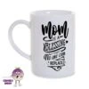 Mom Is A Blessing 8oz Porcelain Mug -CheekyNeep Store 8oz porcelain mug mom is a blessing CN 0002 0433 cheekyneep.com