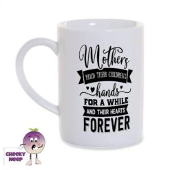 Mothers Hold Their Children's Hands 8oz Porcelain Mug