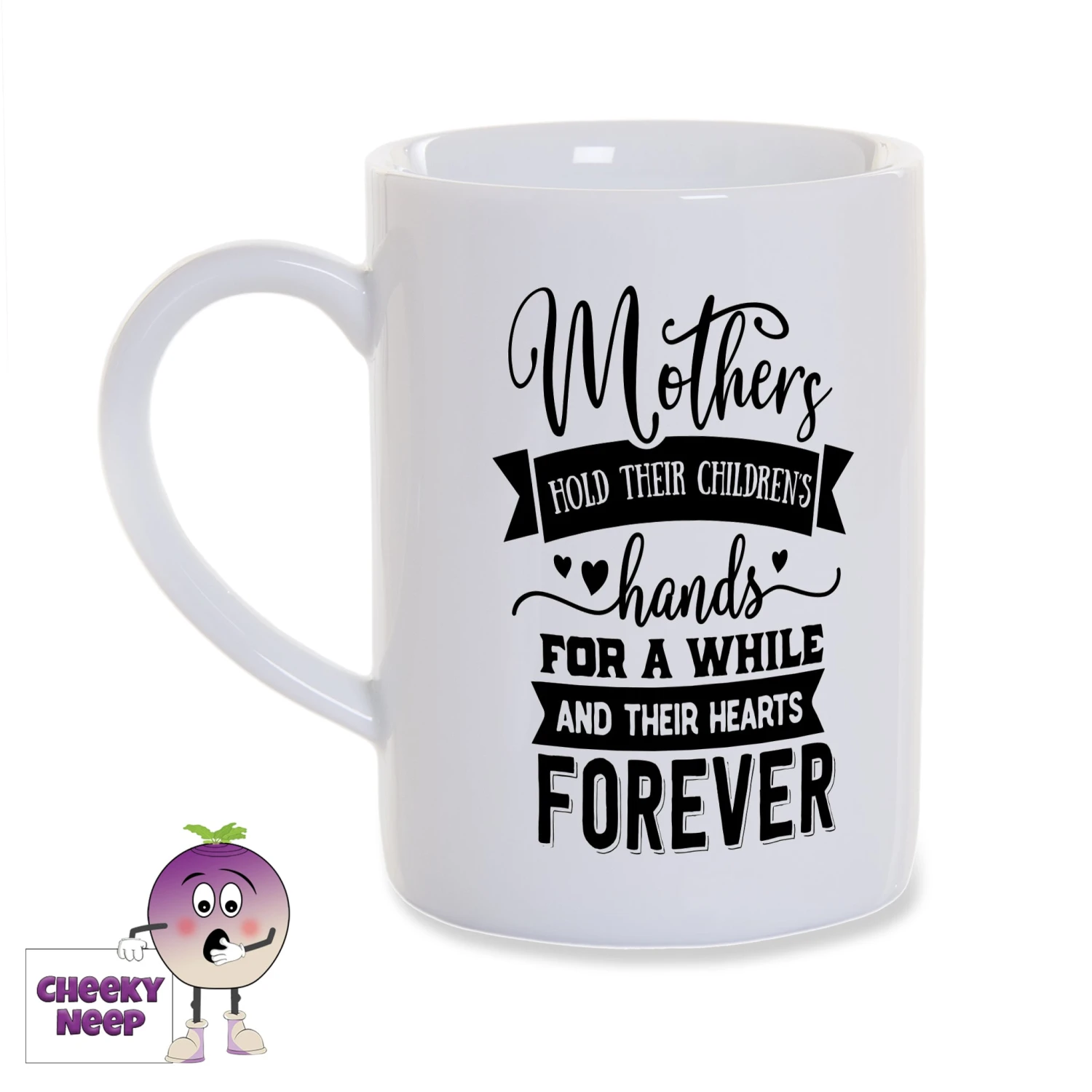 Mothers Hold Their Children's Hands 8oz Porcelain Mug 3 Mothers Hold Their Children's Hands 8oz Porcelain Mug