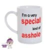 8oz Porcelain Mug Saying "I'm A Very Special Kind Of Asshole" -CheekyNeep Store 8oz porcelain mug special asshole CN 0002 0035 by cheekyneep.com