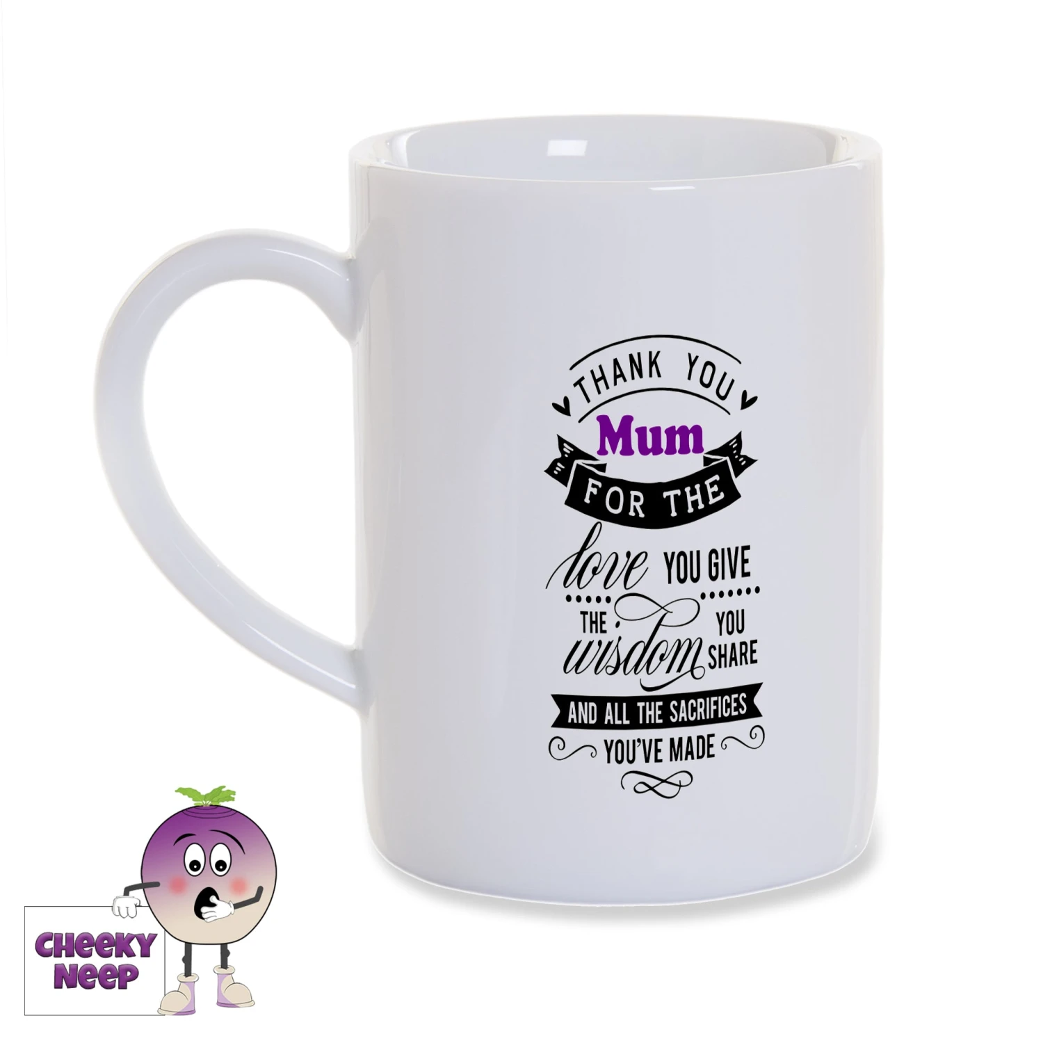 Thank You Mum 8oz Porcelain Mug 3 Thank You Mum 8oz Porcelain Mug