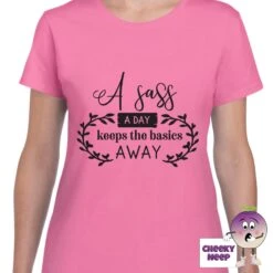 A Sass A Day Tee -CheekyNeep Store Asassadayteewomenazalea