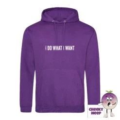 I Do What I Want Hoodie -CheekyNeep Store IdowhatIwantpurplehoodie