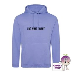 I Do What I Want Hoodie -CheekyNeep Store IdowhatIwanttrueviolethoodie