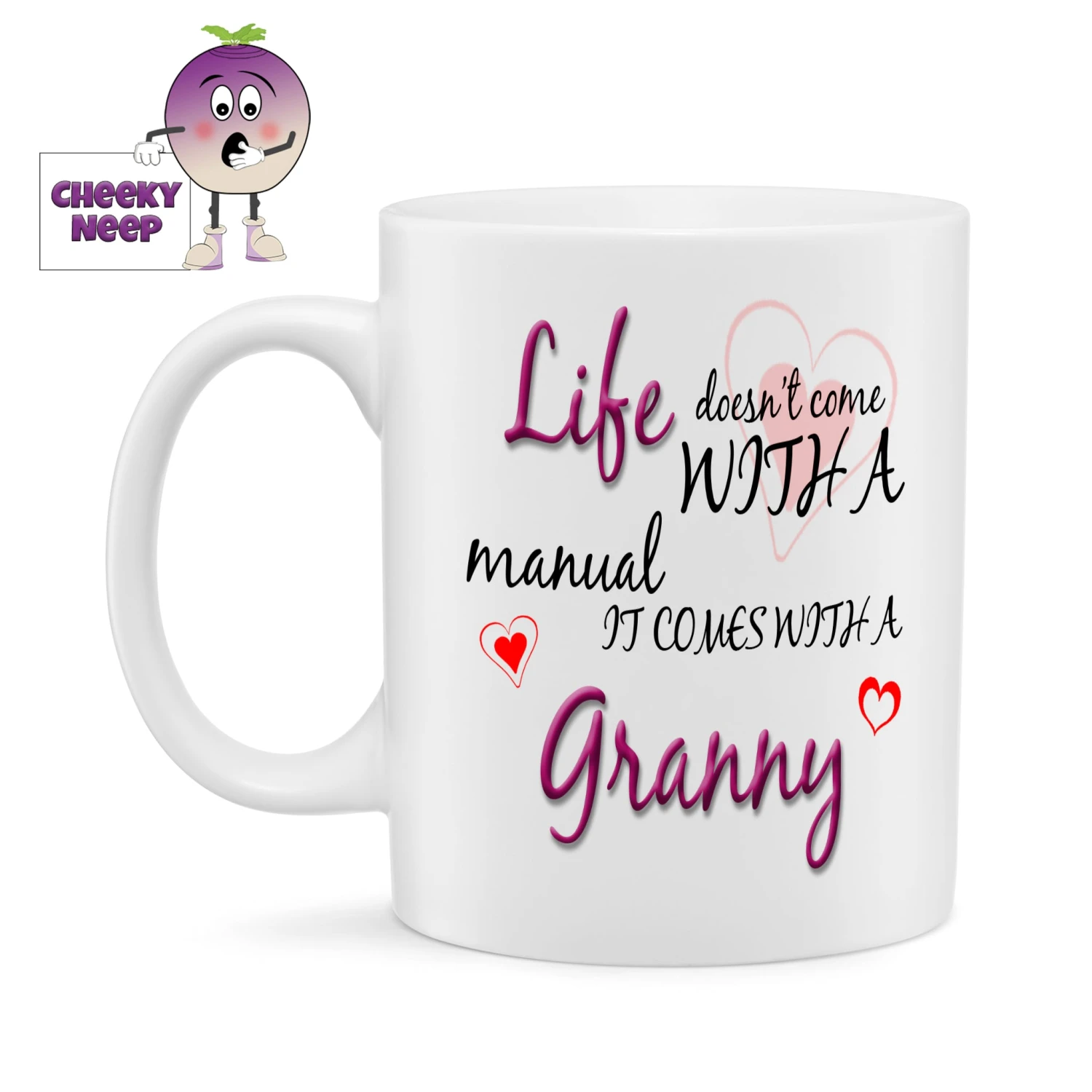 Life Doesn't Come With A Manual It Comes With A Granny Standard Mug 3 Life Doesn't Come With A Manual It Comes With A Granny Standard Mug