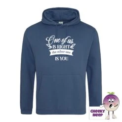 One Of Us Is Right Hoodie 33 One Of Us Is Right Hoodie -CheekyNeep Store OneofusisrightAirforceBluehoodie
