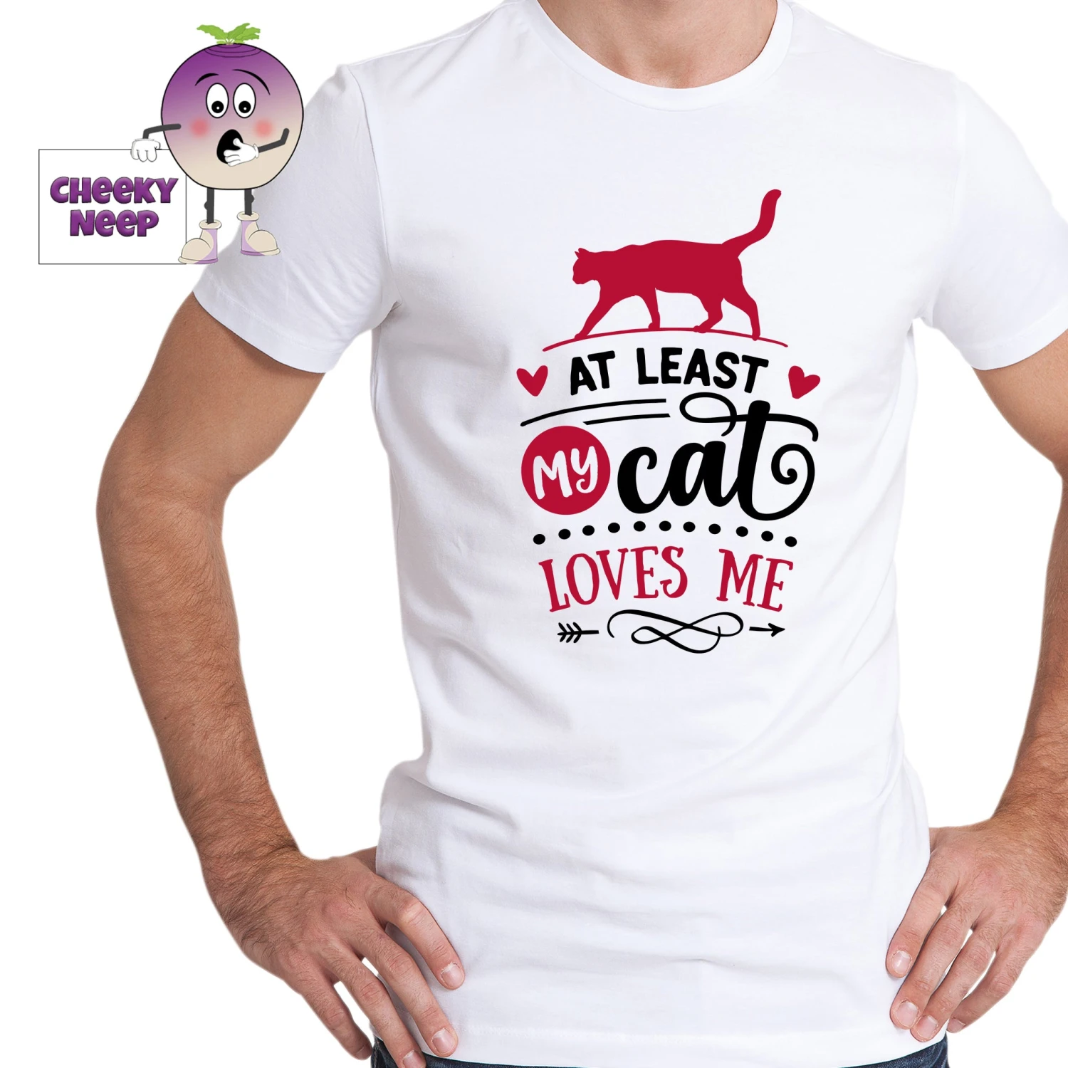 At Least My Cat Loves Me Tee 4 At Least My Cat Loves Me Tee - Image 2