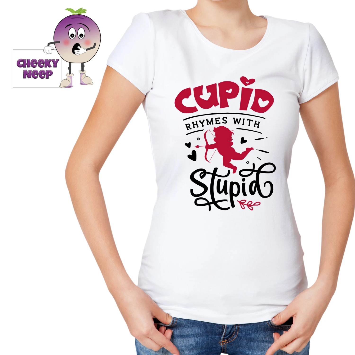 Cupid Rhymes With Stupid Tee 3 Cupid Rhymes With Stupid Tee