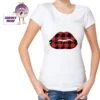 Lips (Check) Tee