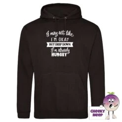 Already Hungry Hoodie 9 Already Hungry Hoodie -CheekyNeep Store already hungry black hoodie
