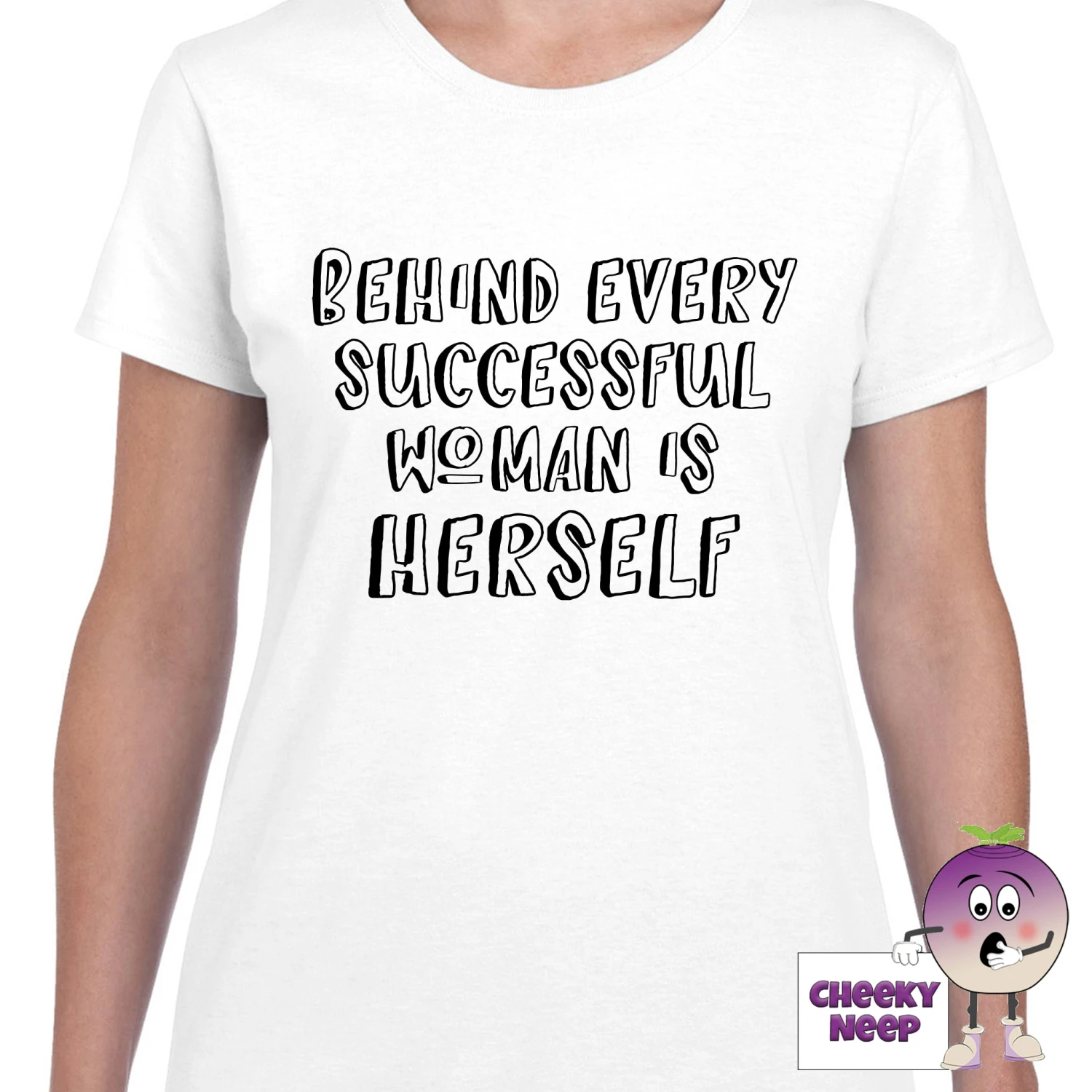 Behind Every Successful Woman Tee 6 Behind Every Successful Woman Tee - Image 4