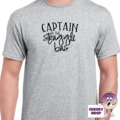 Captain Of The Struggle Bus Tee -CheekyNeep Store captainofthestrugglebusteemangrey