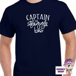 Captain Of The Struggle Bus Tee -CheekyNeep Store captainofthestrugglebusteemannavy