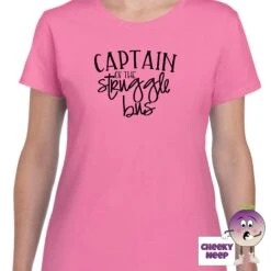 Captain Of The Struggle Bus Tee -CheekyNeep Store captainofthestrugglebusteewomanazalea