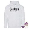 Caution Drama Queen Hoodie -CheekyNeep Store caution drawa queen ash hoodie