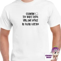 Changing The Toilet Paper Will Not Result In Brain Damage Tee -CheekyNeep Store changingthetoiletpaperteemanwhite